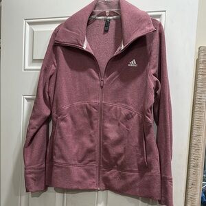 LIKE NEW Adidas Rose Fleece Jacket Sz L